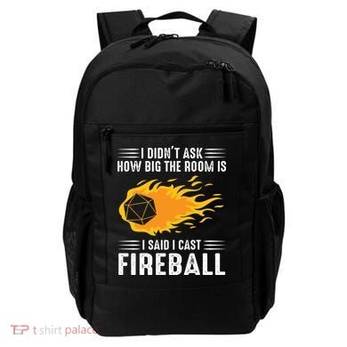 I Cast Fireball Funny Nerd Geek Wizard Magic Backpack