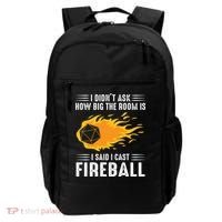 I Cast Fireball Funny Nerd Geek Wizard Magic Backpack thumb 0