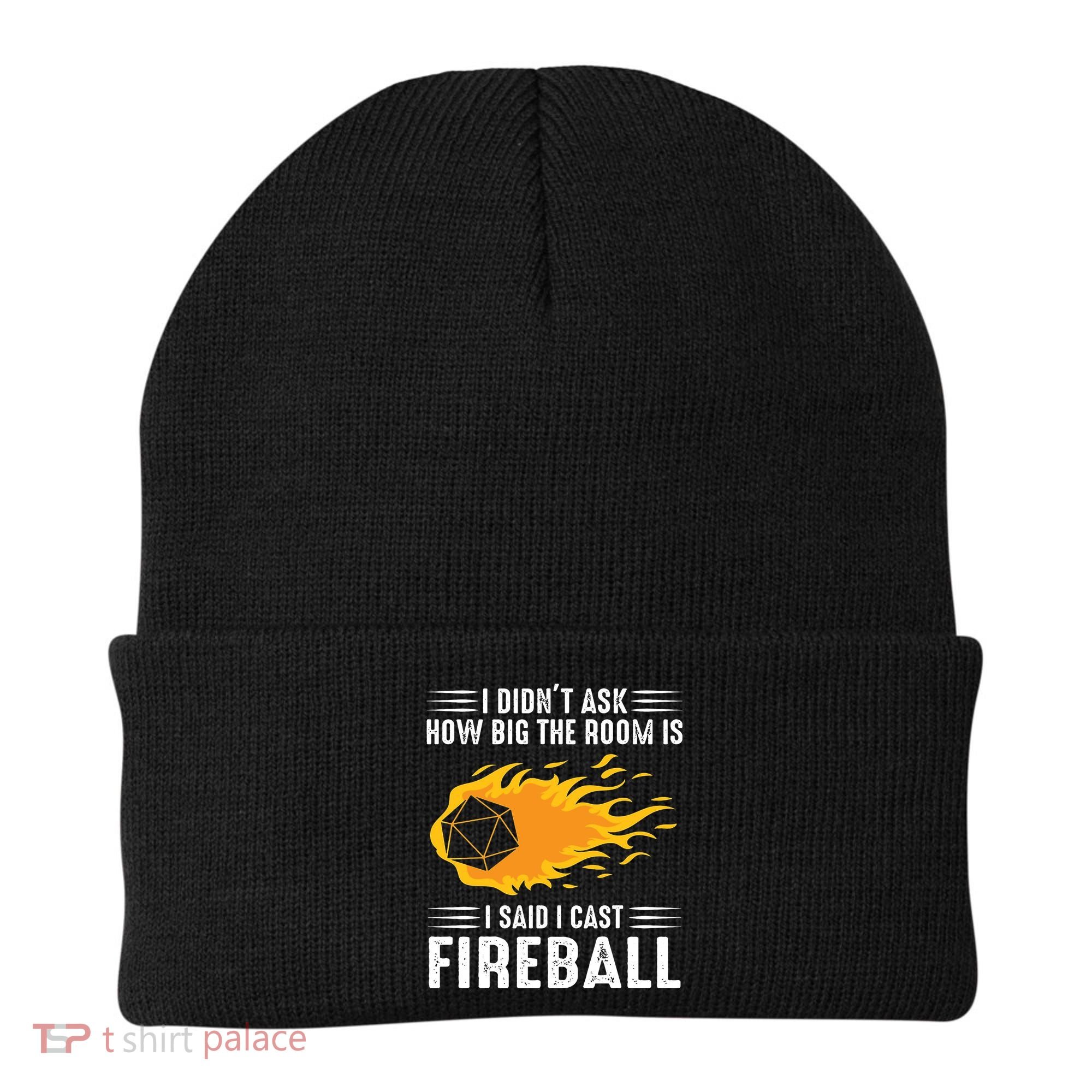 I Cast Fireball Funny Nerd Geek Wizard Magic Beanie