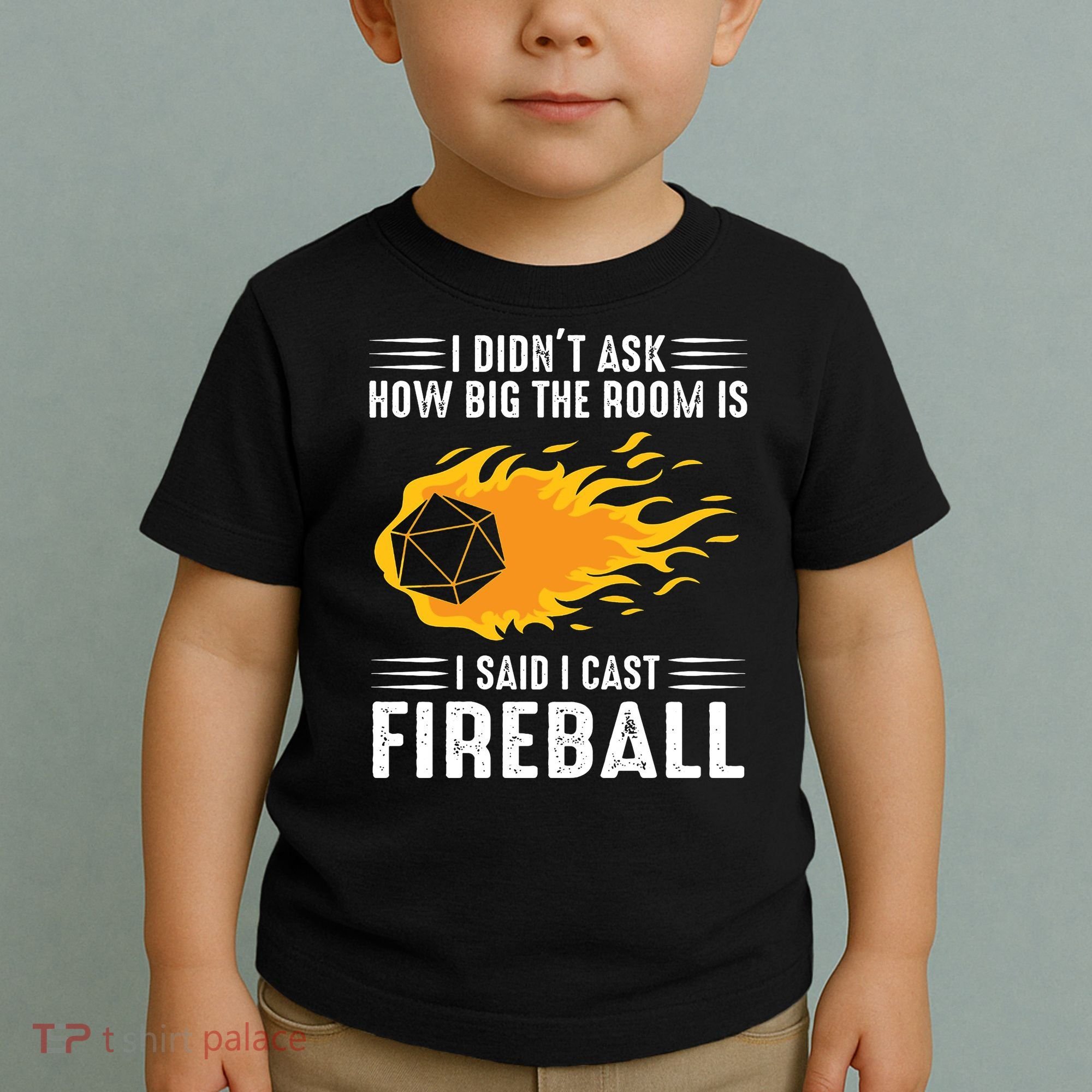 I Cast Fireball Funny Nerd Geek Wizard Magic Toddler T-Shirt