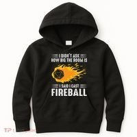 I Cast Fireball Funny Nerd Geek Wizard Magic Kids Hoodie thumb 0