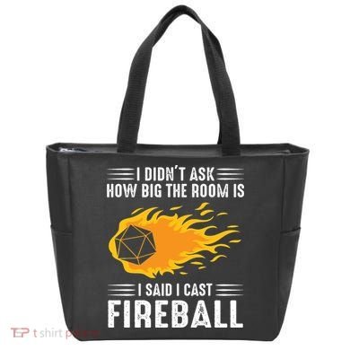 I Cast Fireball Funny Nerd Geek Wizard Magic Tote Bag