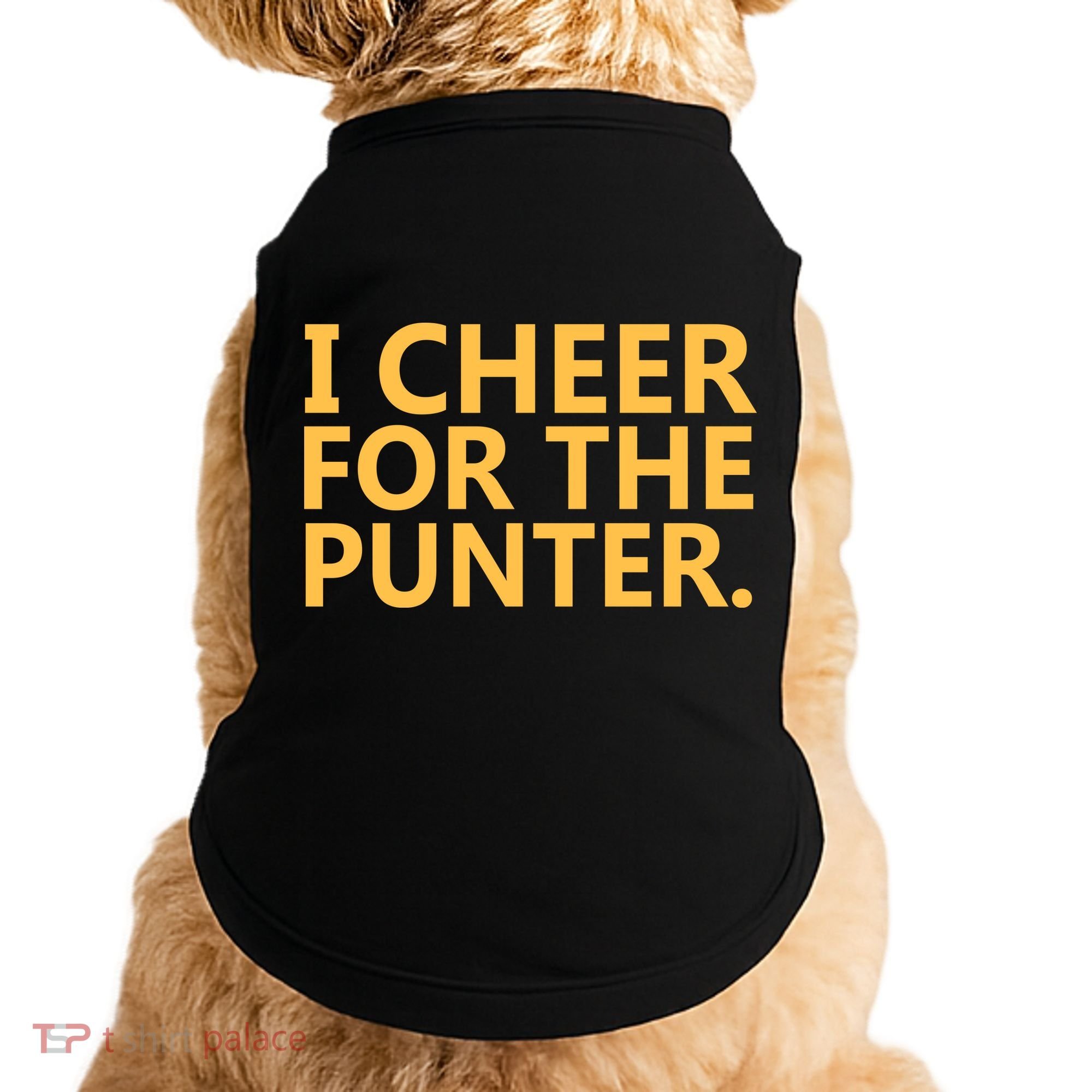 I Cheer For The Punter Iowa Doggie Tank