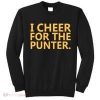 I Cheer For The Punter Iowa Sweatshirt thumb 0