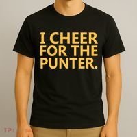 I Cheer For The Punter Iowa T-Shirt thumb 3