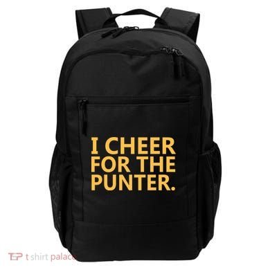 I Cheer For The Punter Iowa Backpack