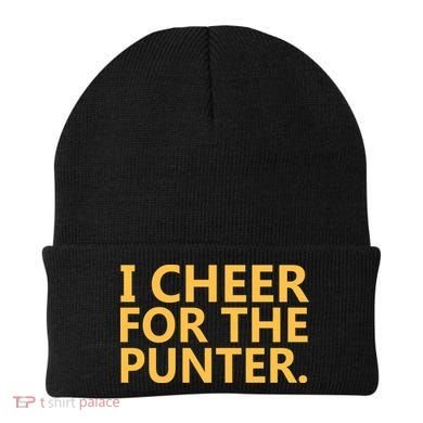 I Cheer For The Punter Iowa Beanie