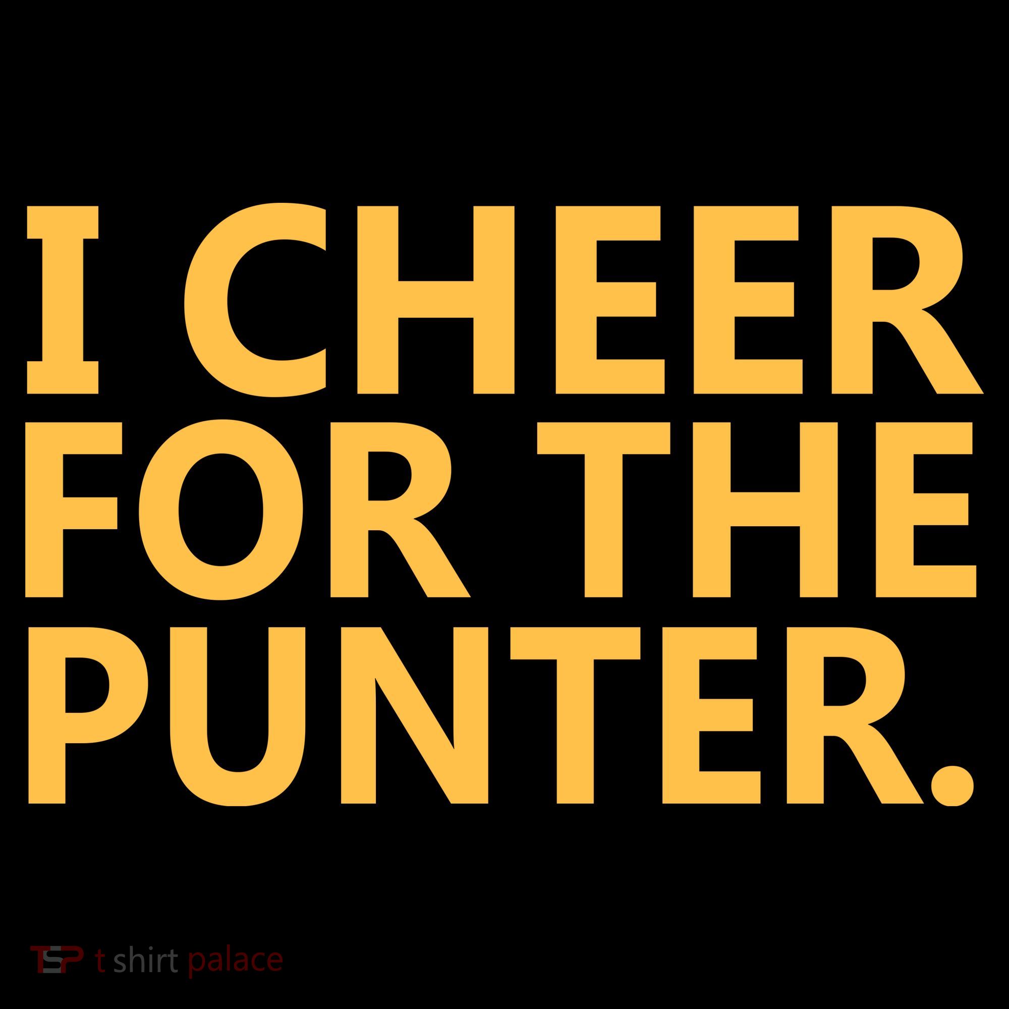 I Cheer For The Punter Iowa Women's Hoodie