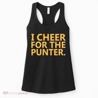 I Cheer For The Punter Iowa Women's Tank Top thumb 0