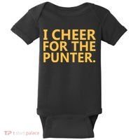 I Cheer For The Punter Iowa Baby Bodysuit thumb 0