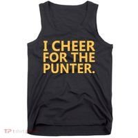 I Cheer For The Punter Iowa Tank Top thumb 0