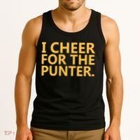 I Cheer For The Punter Iowa Tank Top thumb 3