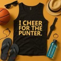I Cheer For The Punter Iowa Tank Top thumb 4