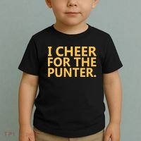 I Cheer For The Punter Iowa Toddler T-Shirt thumb 2