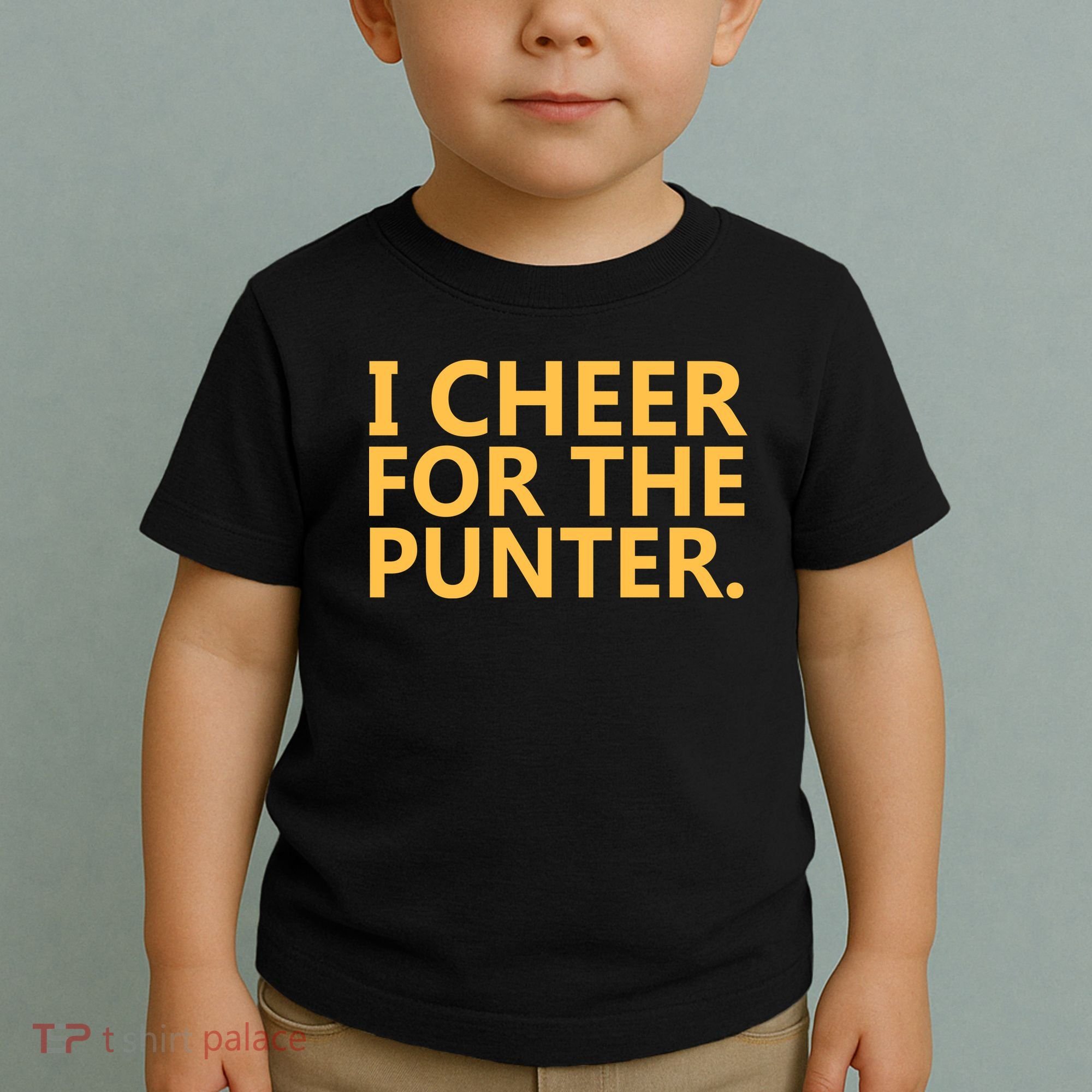 I Cheer For The Punter Iowa Toddler T-Shirt