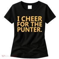 I Cheer For The Punter Iowa Women's T-Shirt thumb 0