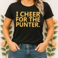 I Cheer For The Punter Iowa Women's T-Shirt thumb 2