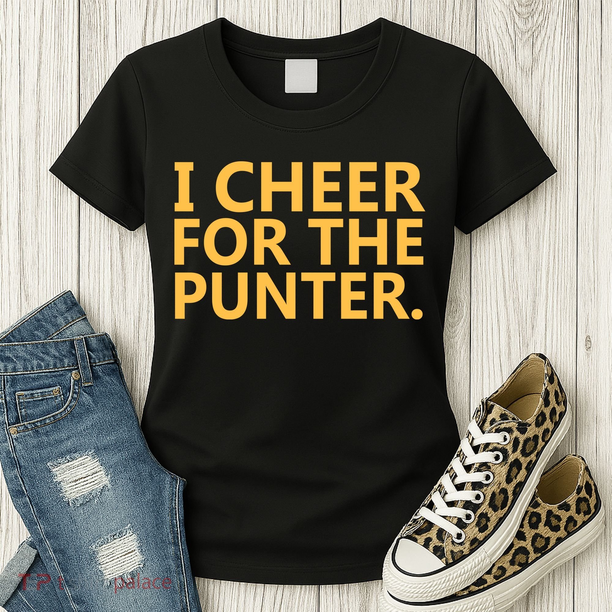 I Cheer For The Punter Iowa Women's T-Shirt