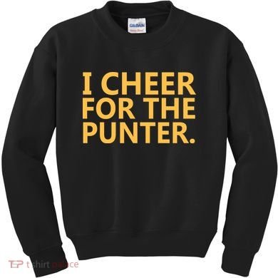 I Cheer For The Punter Iowa Kids Sweatshirt