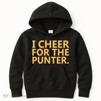 I Cheer For The Punter Iowa Kids Hoodie thumb 0