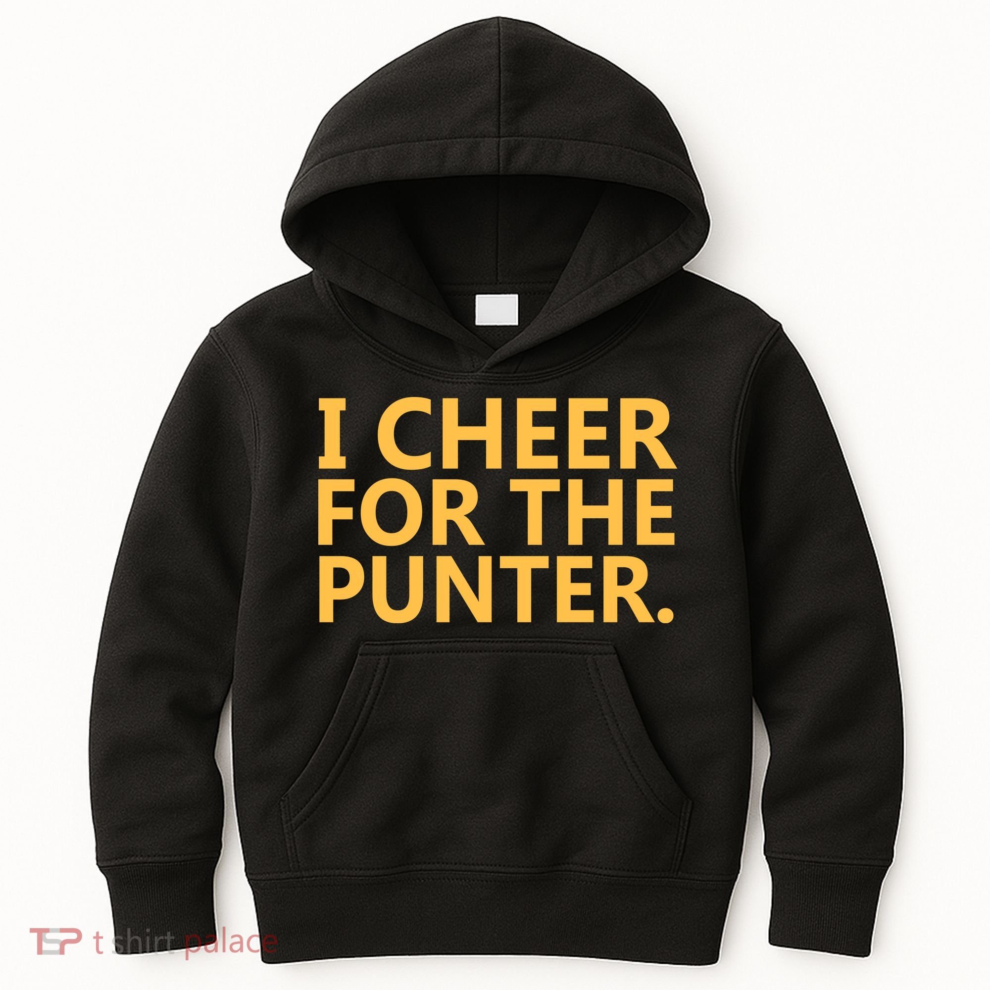 I Cheer For The Punter Iowa Kids Hoodie