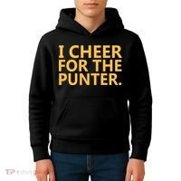 I Cheer For The Punter Iowa Kids Hoodie thumb 4