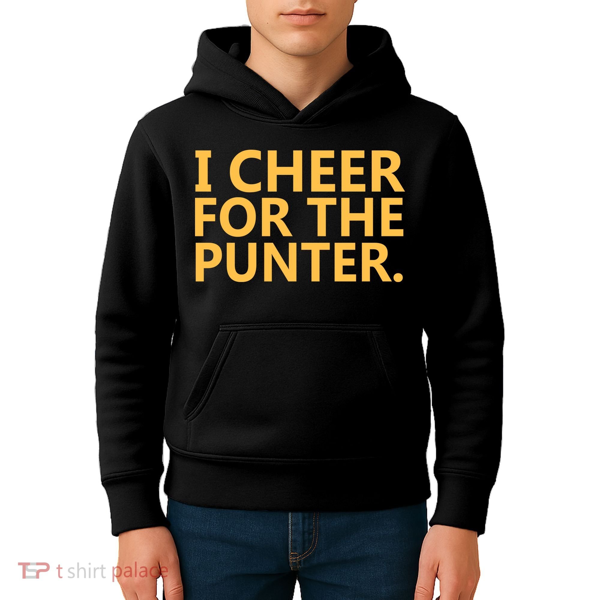 I Cheer For The Punter Iowa Kids Hoodie