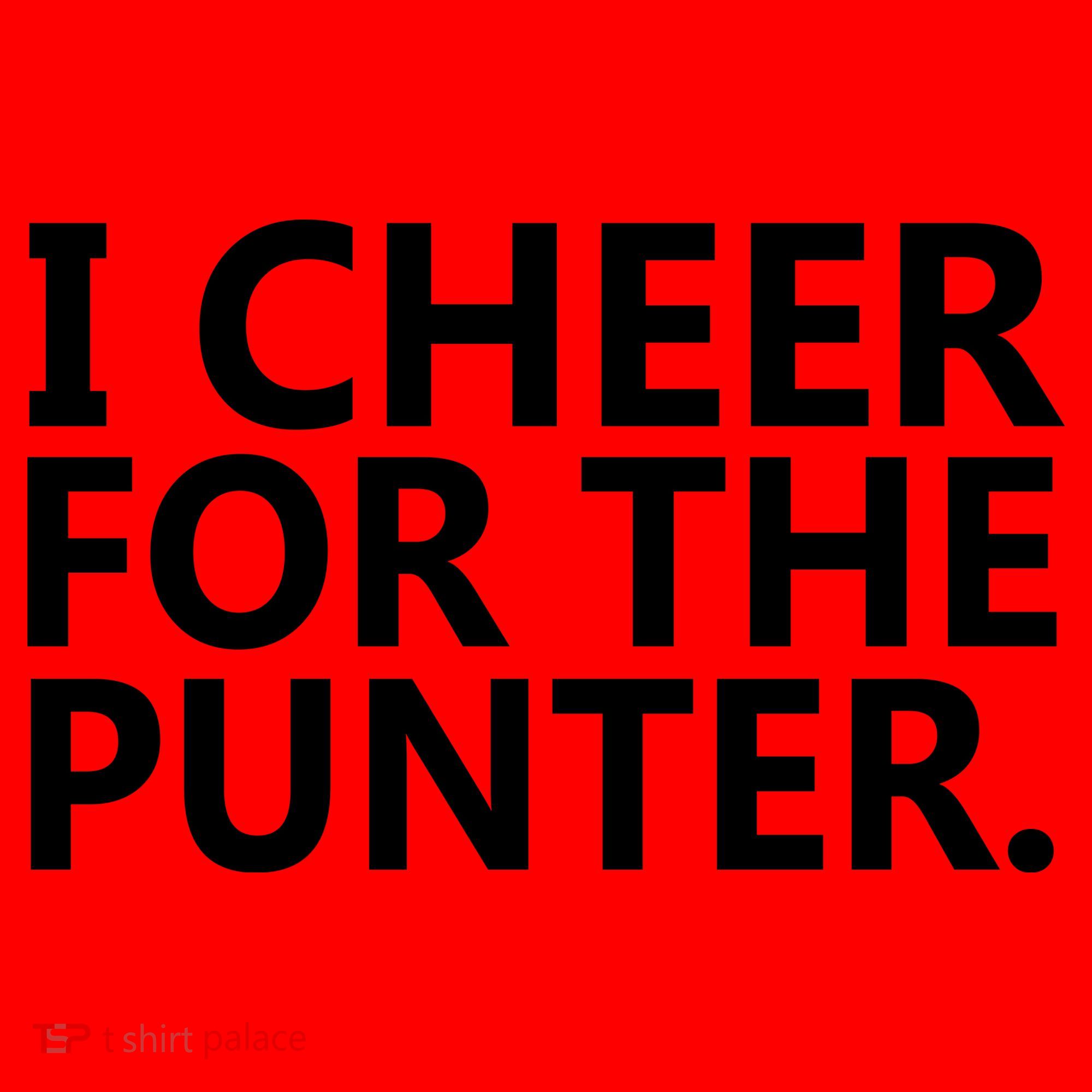 I Cheer For The Punter Iowa Santa Hat