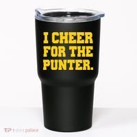 I Cheer For The Punter Tumbler thumb 0