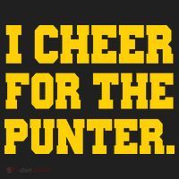 I Cheer For The Punter Tumbler thumb 3