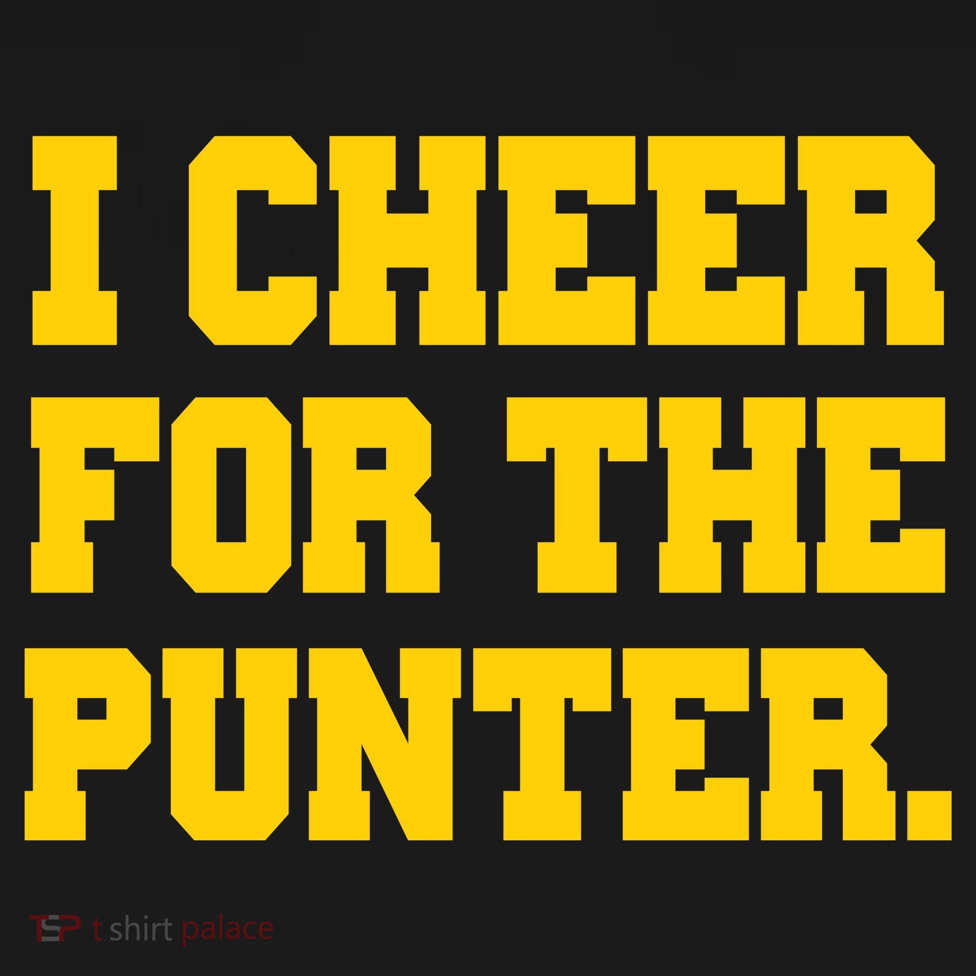 I Cheer For The Punter Toddler Hoodie
