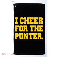 I Cheer For The Punter Golf Towel thumb 0