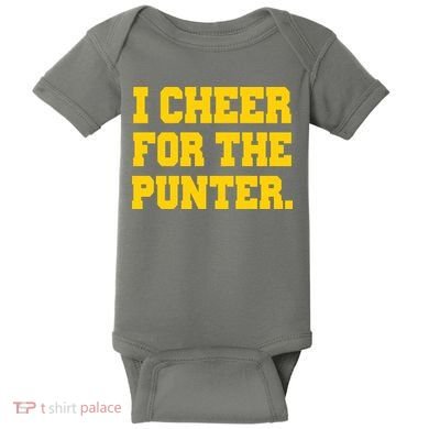 I Cheer For The Punter Baby Bodysuit