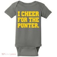 I Cheer For The Punter Baby Bodysuit thumb 0
