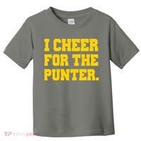 I Cheer For The Punter Toddler T-Shirt thumb 0