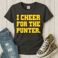 I Cheer For The Punter Women's T-Shirt thumb 3