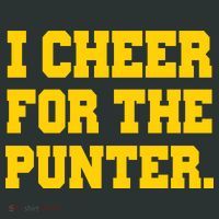 I Cheer For The Punter Women's T-Shirt thumb 6