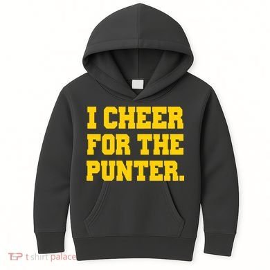 I Cheer For The Punter Kids Hoodie