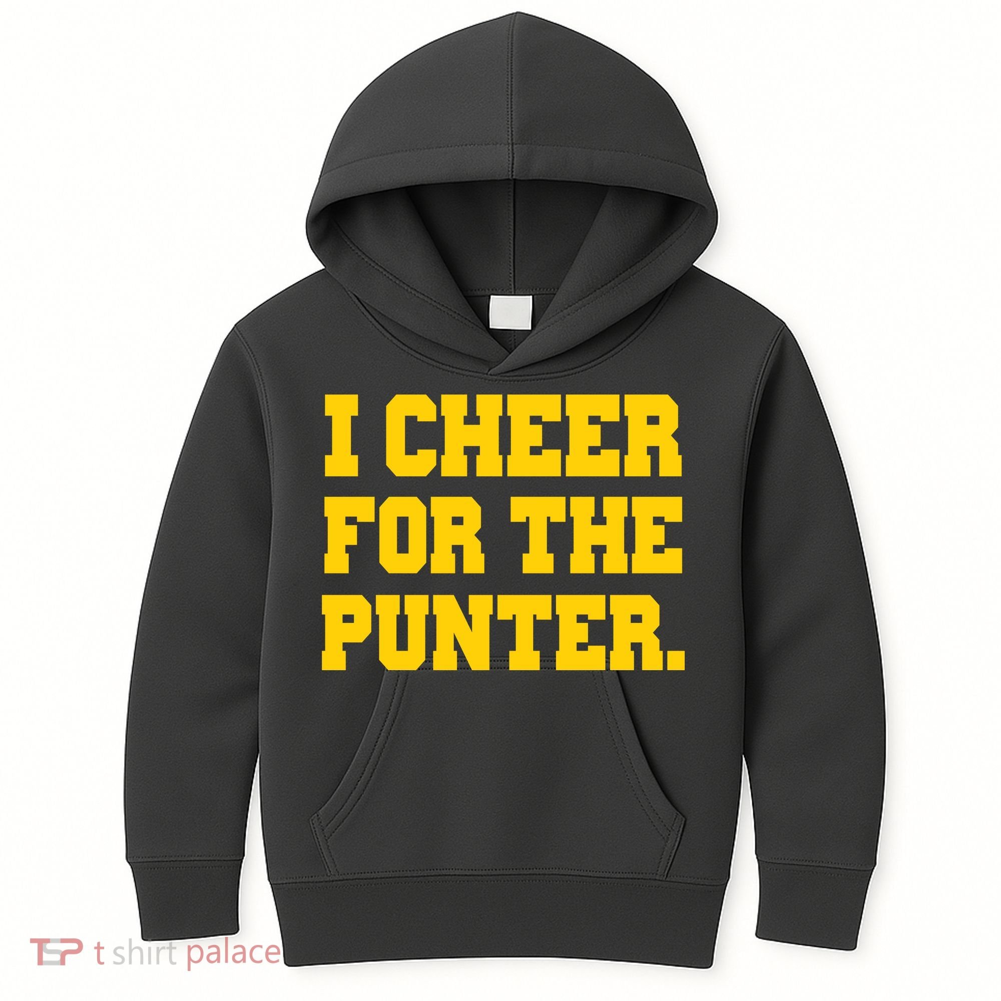 I Cheer For The Punter Kids Hoodie