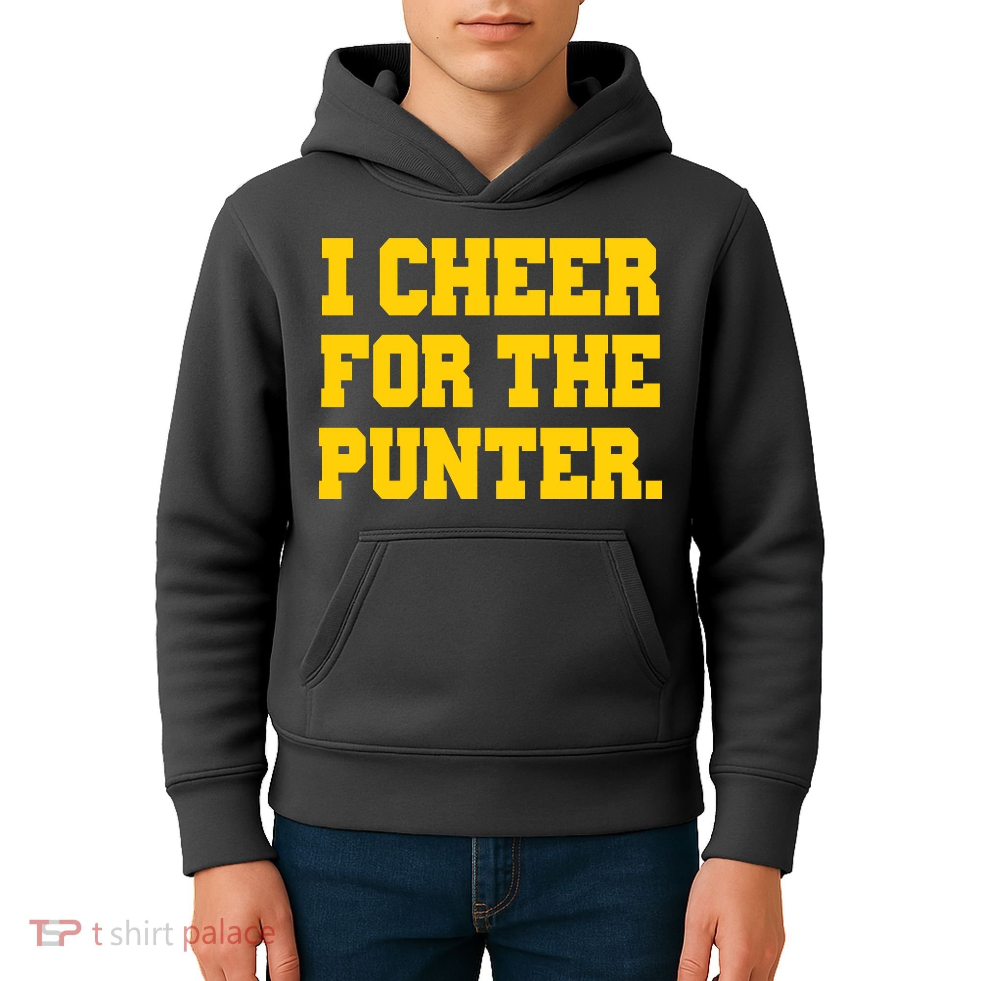 I Cheer For The Punter Kids Hoodie
