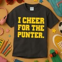 I Cheer For The Punter Kids T-Shirt thumb 3