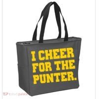 I Cheer For The Punter Tote Bag thumb 2