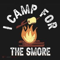 I Camp For The Smore Camper Camping Campfire Outdoor Tent Women's Hoodie thumb 2