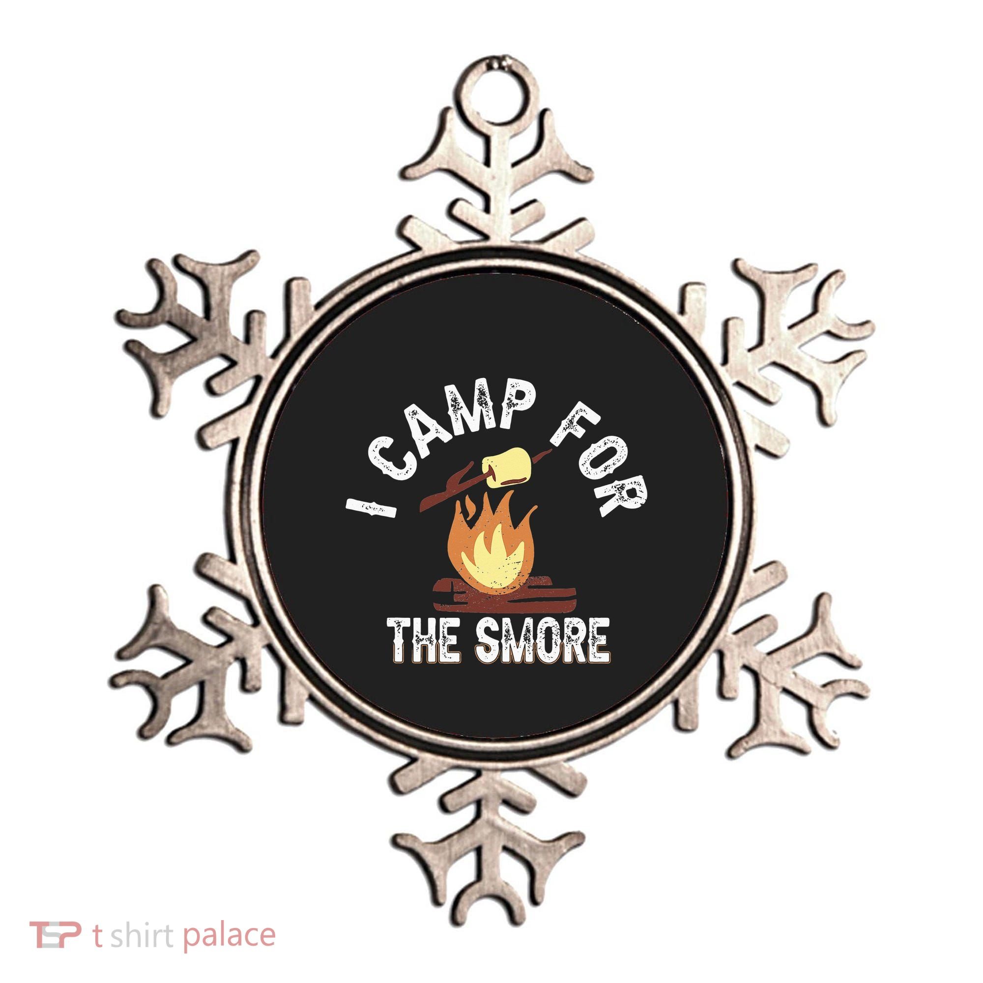 I Camp For The Smore Camper Camping Campfire Outdoor Tent Ornament