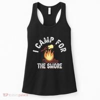 I Camp For The Smore Camper Camping Campfire Outdoor Tent Women's Tank Top thumb 0