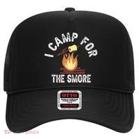 I Camp For The Smore Camper Camping Campfire Outdoor Tent Hat thumb 0