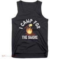 I Camp For The Smore Camper Camping Campfire Outdoor Tent Tank Top thumb 0