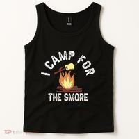 I Camp For The Smore Camper Camping Campfire Outdoor Tent Tank Top thumb 2