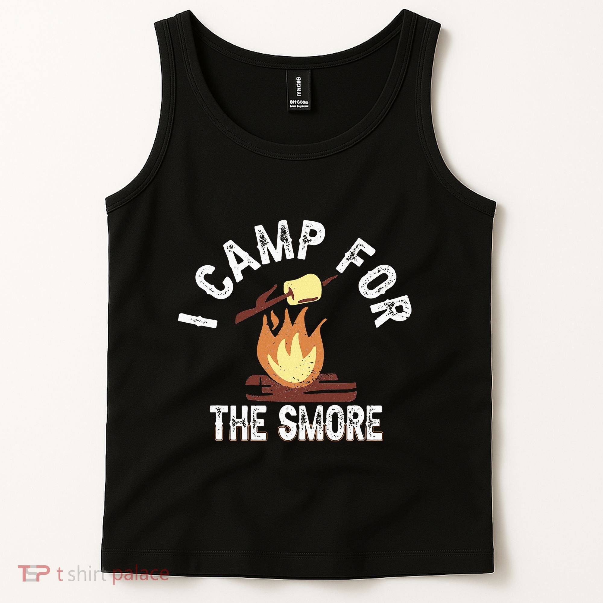 I Camp For The Smore Camper Camping Campfire Outdoor Tent Tank Top