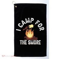 I Camp For The Smore Camper Camping Campfire Outdoor Tent Golf Towel thumb 0